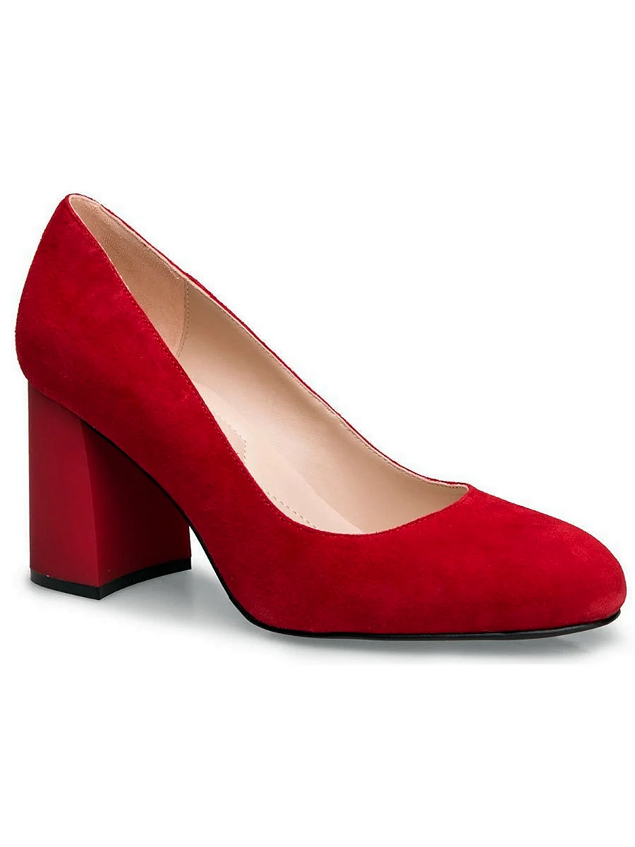 Эконика красные замшевые туфли