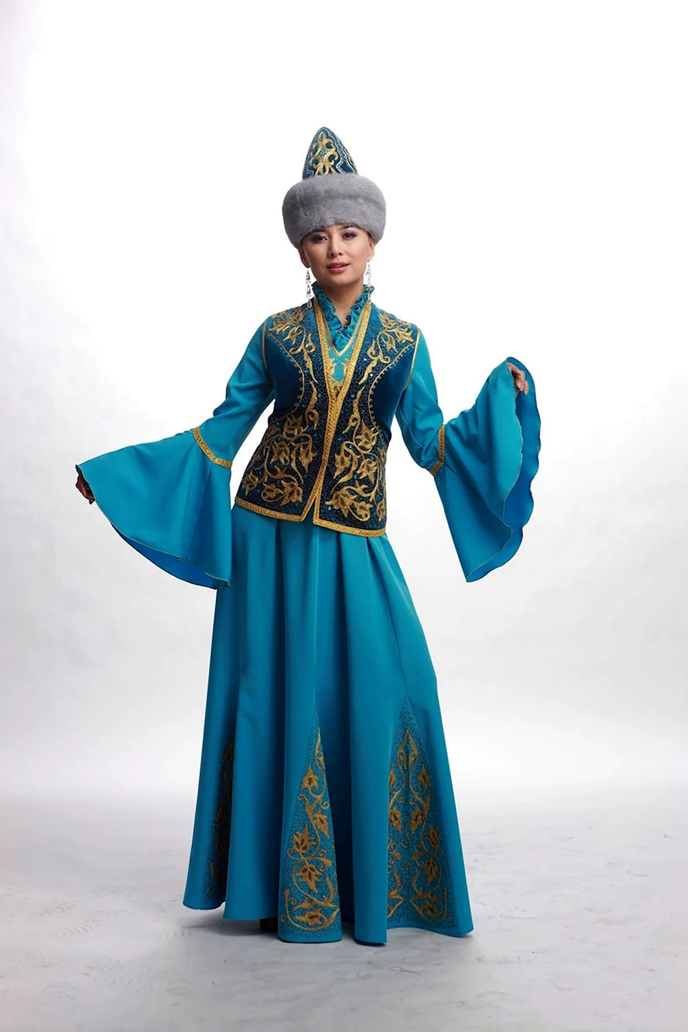 Казахская Национальная одежда Борик