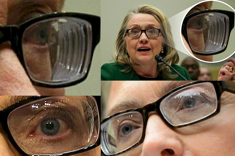 Хиллари Клинтон очки