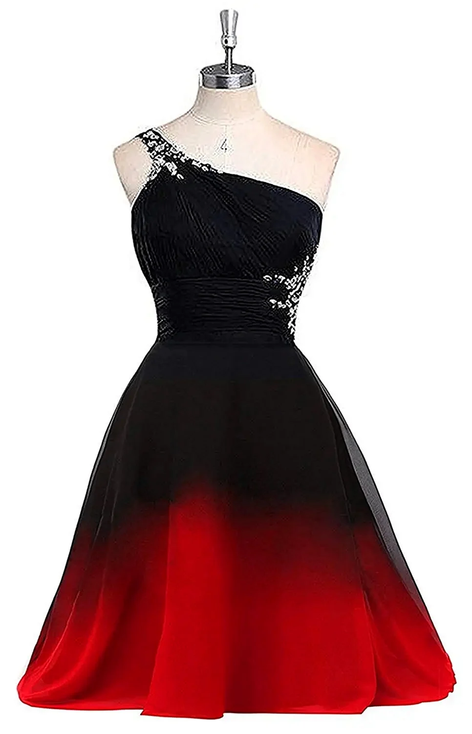 Красно черное платье