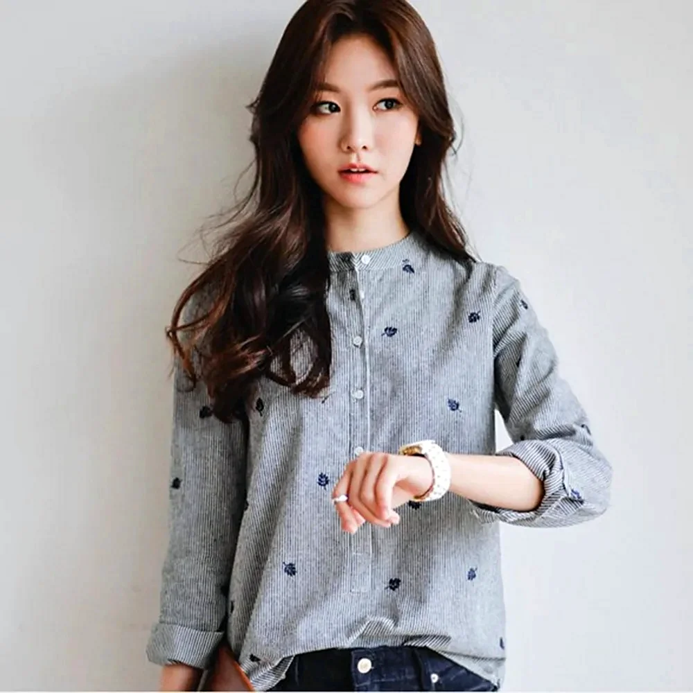 Модные корейские рубашки