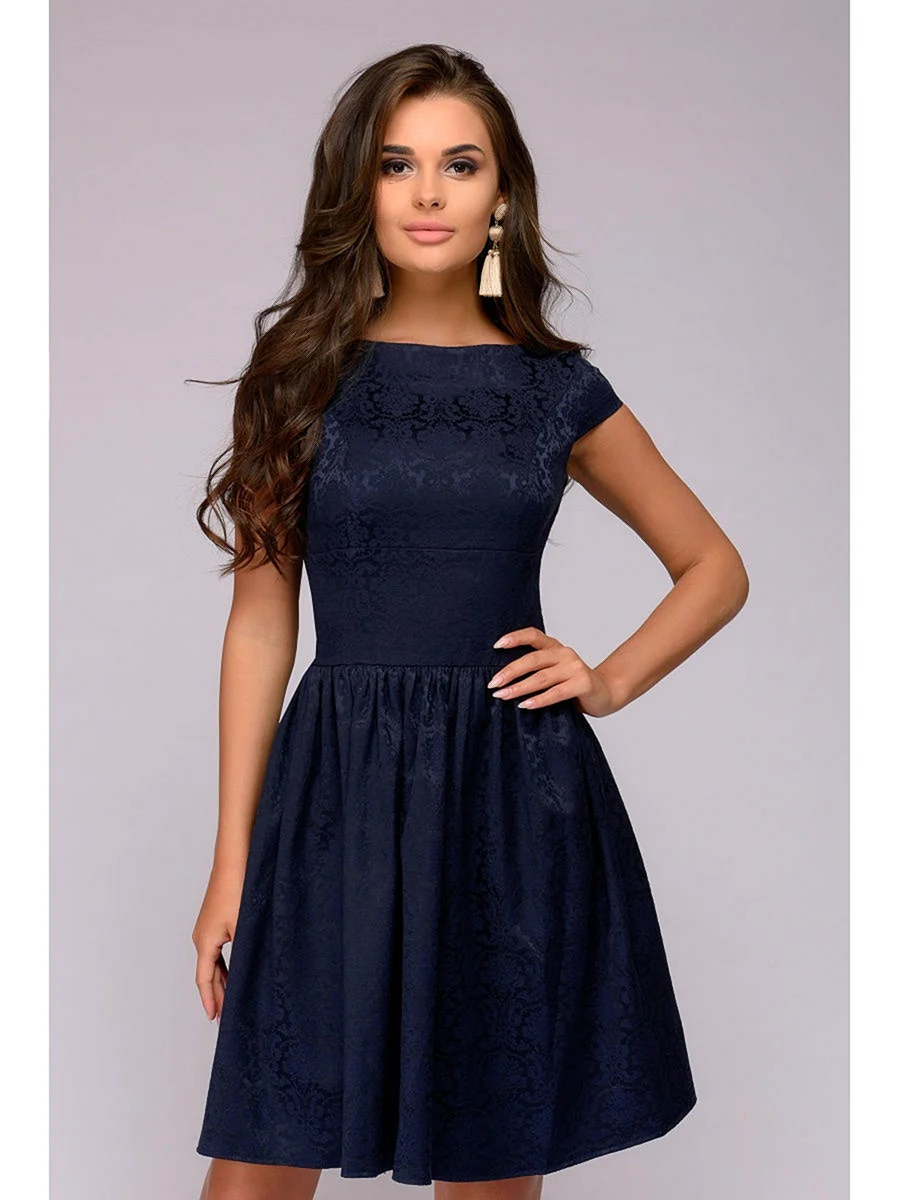 Платье 1001 Dress темно-синее