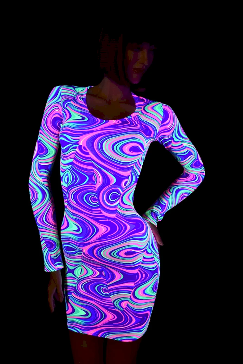 Платье UV Glow