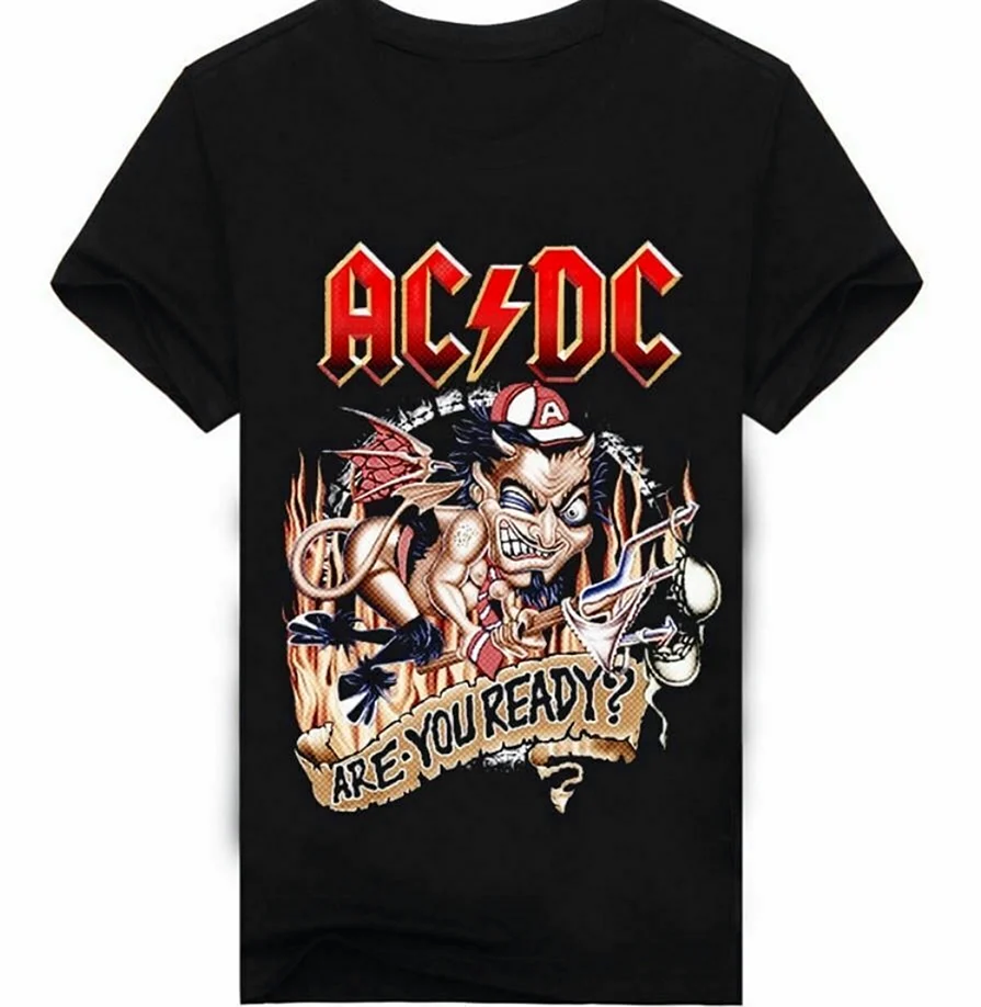 Рокерская футболка AC DC