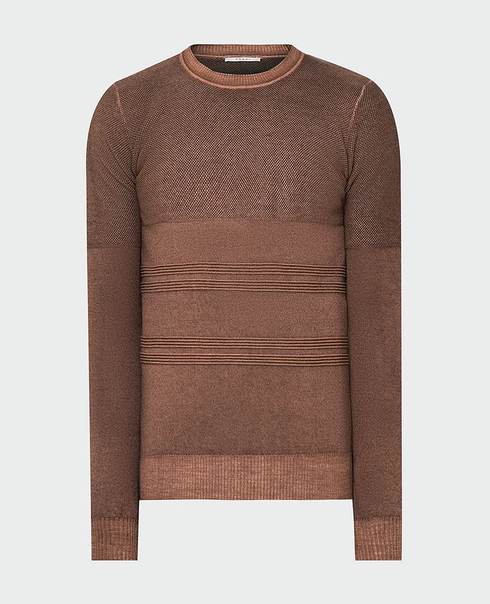 Серо коричневый свитер
