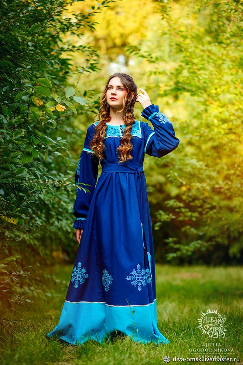 Старославянское платье