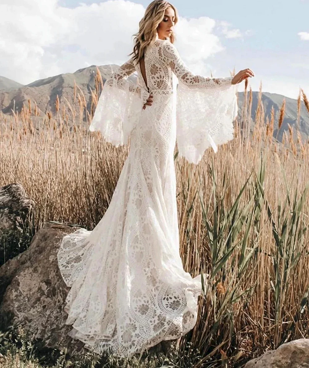 Свадебное платье бохо Богемный Шик