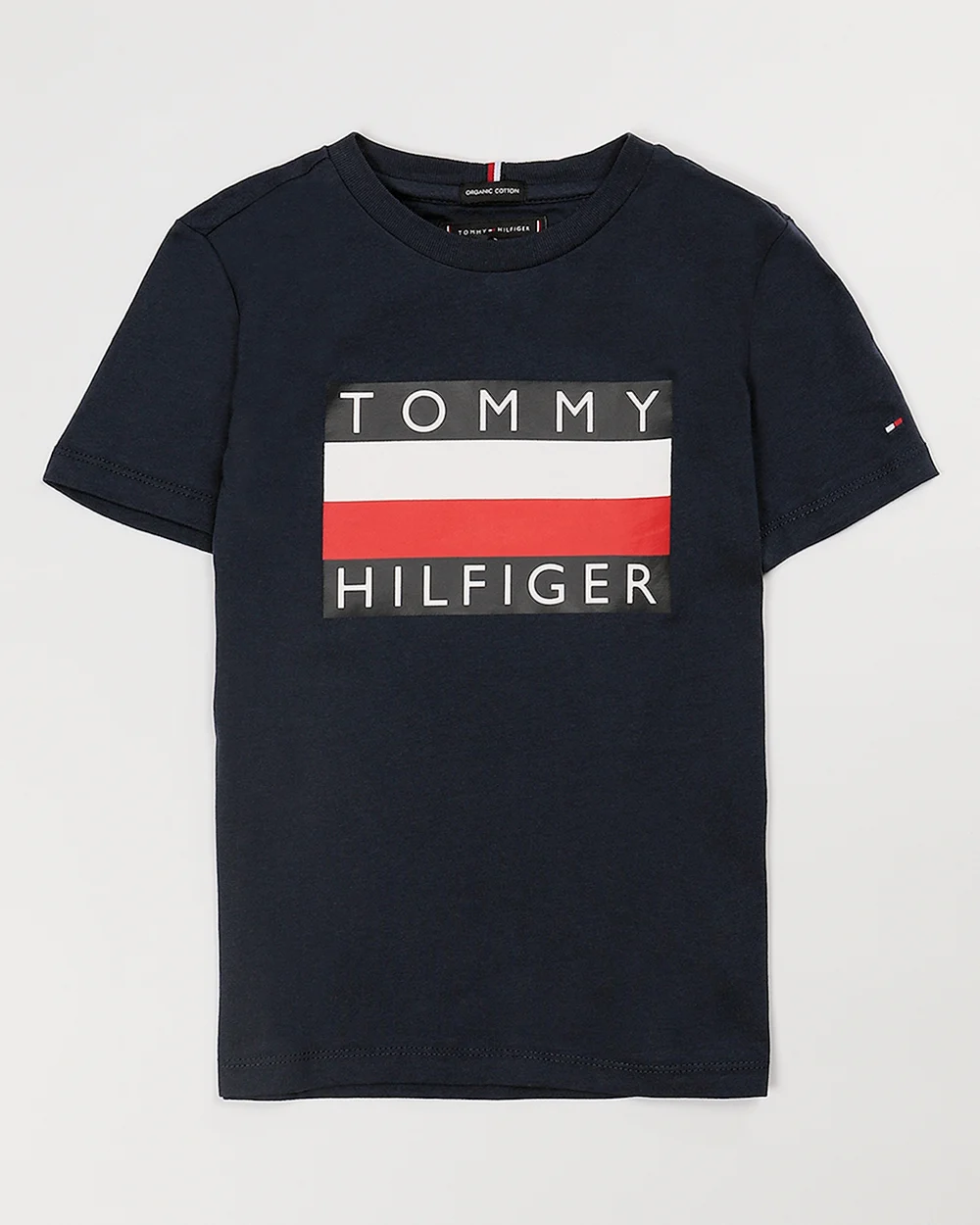 Томми Хилфигер темная футболка