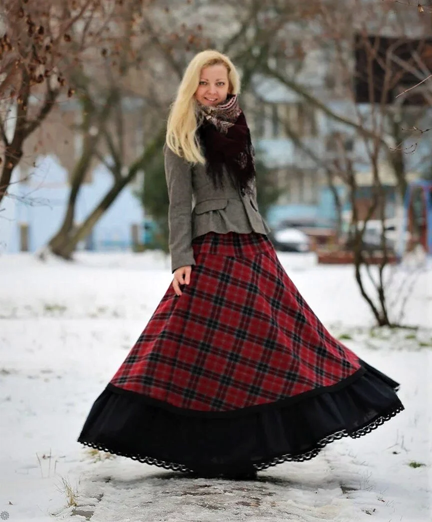 Зимняя юбка